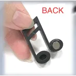 Music Notes Fridge or Whiteboard Magnets (Set of 6)