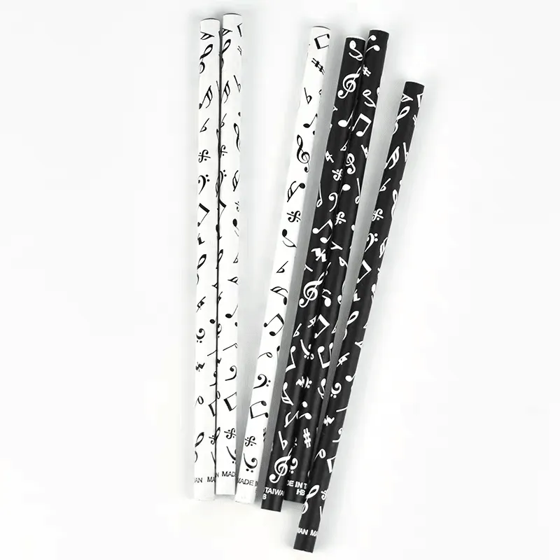 Music Themed Pencil - Assorted Designs (Single Pencil)