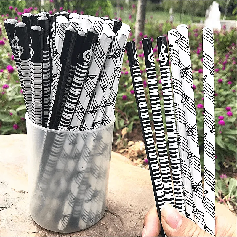 Music Themed Pencil - Assorted Designs (Single Pencil)