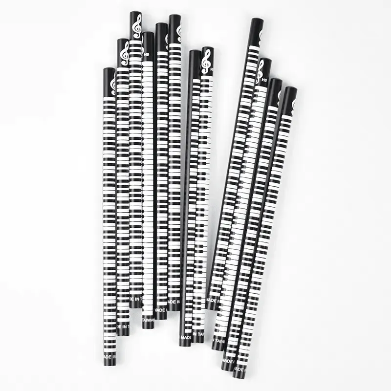 Music Themed Pencil - Assorted Designs (Single Pencil)