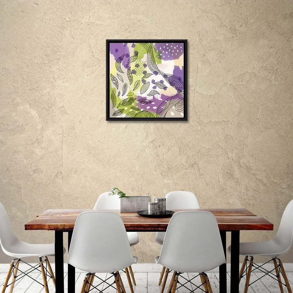 "Bright Life III" Gallery Wrapped Floater-framed Canvas