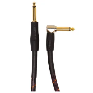 Roland RIC-G20A 20' Instrument Cable, Angled/Straight 1/4" Jack