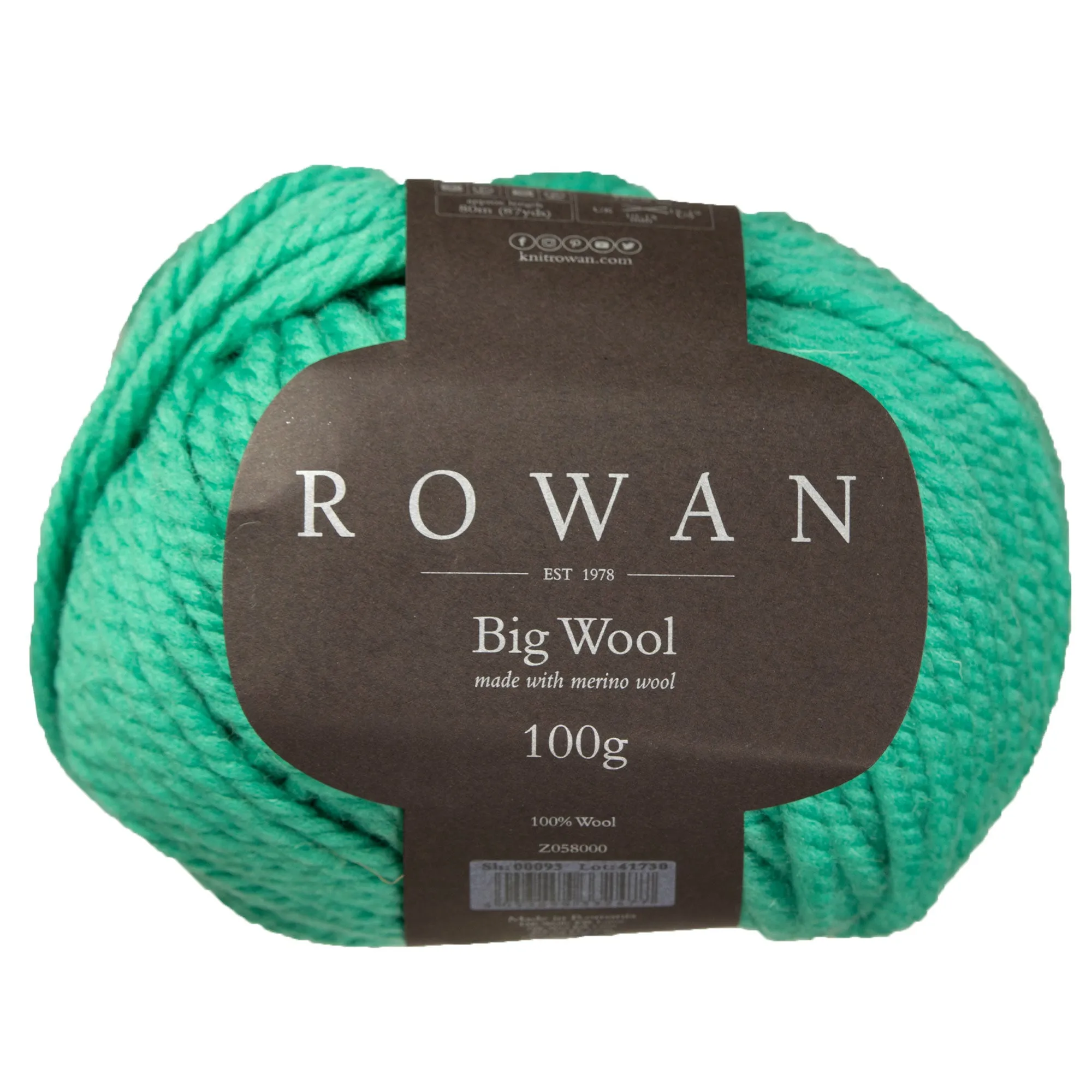 Rowan Big Wool Yarn - 93 Midori