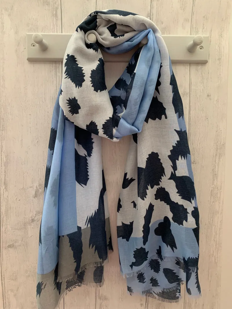 Roxy Print Scarf Blue