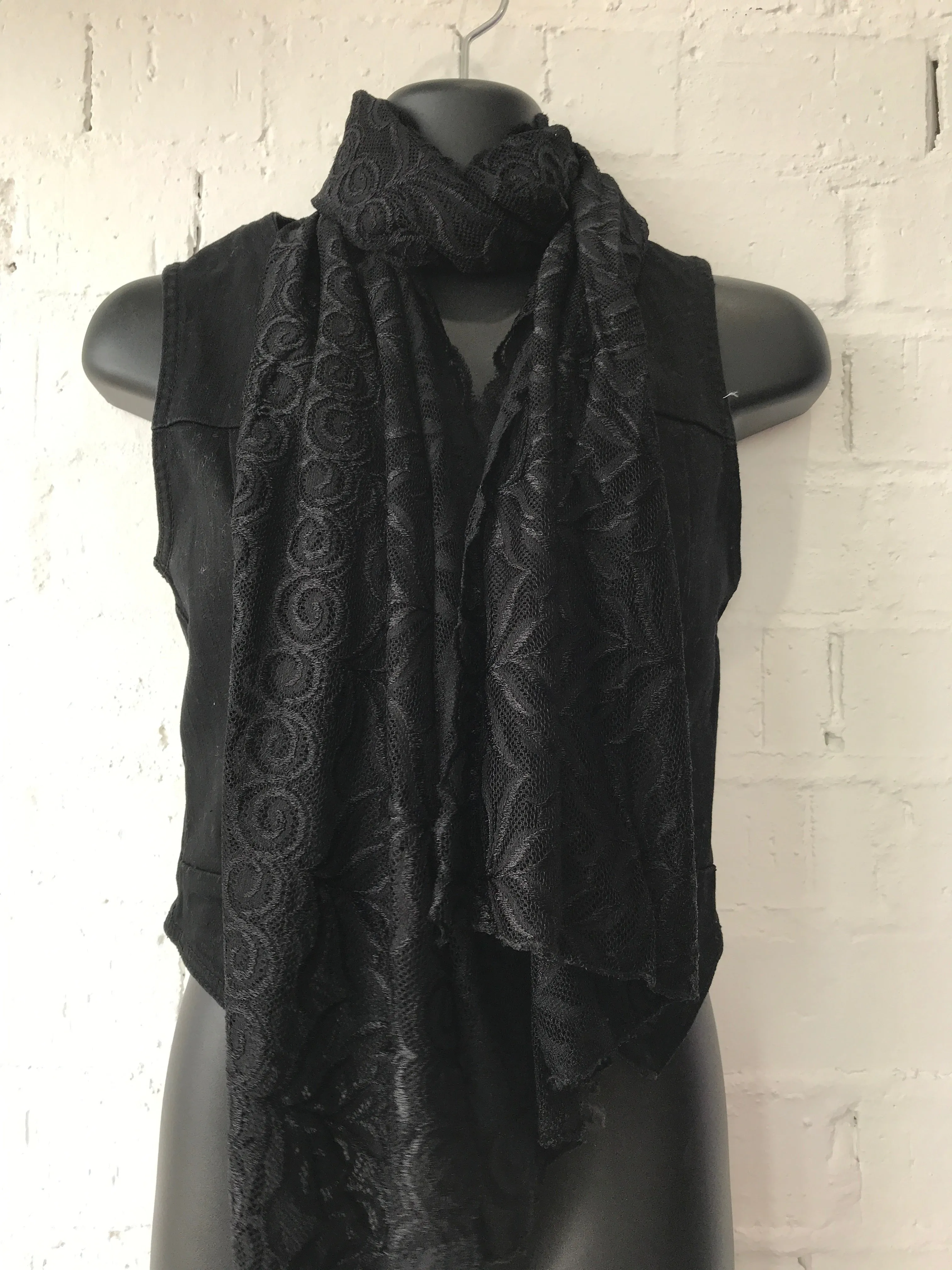 Scarf • Black Lace Scarf