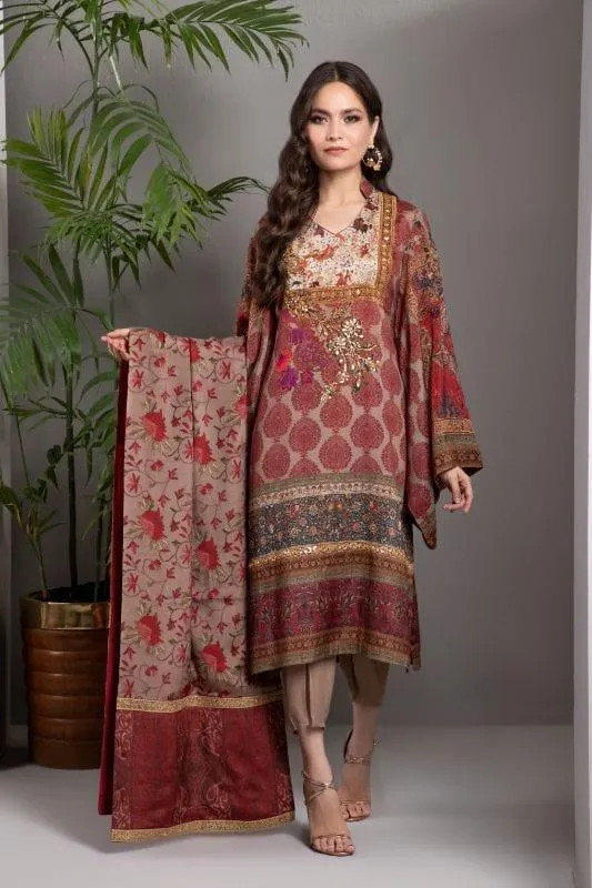 Shamaeel - Afsaneh - AFS 08 - Silk - 3 Piece