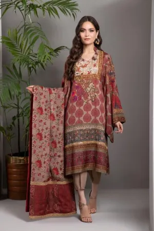 Shamaeel - Afsaneh - AFS 08 - Silk - 3 Piece