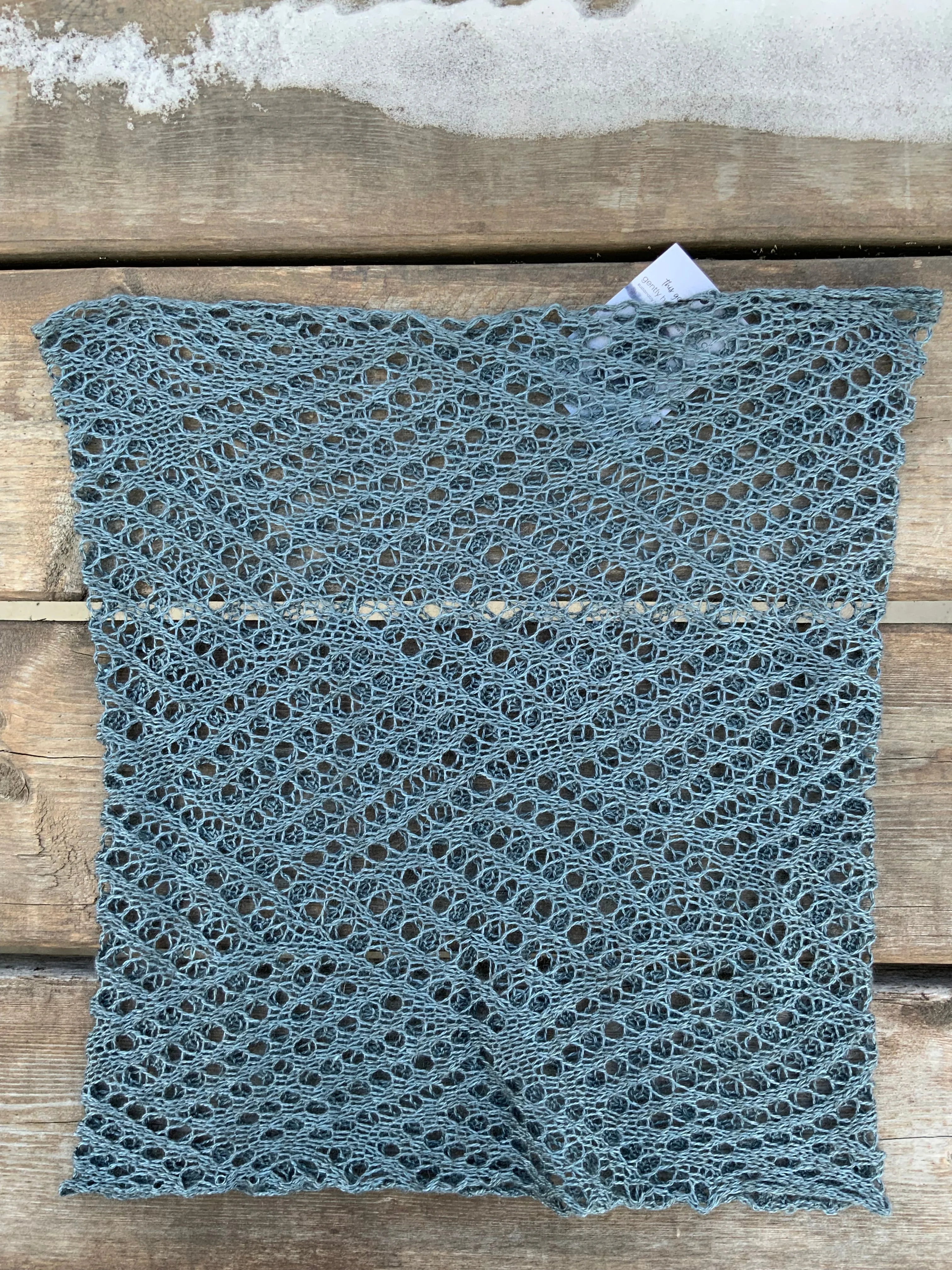 Silk & Qiviut Blend Patchwork Smoke Ring