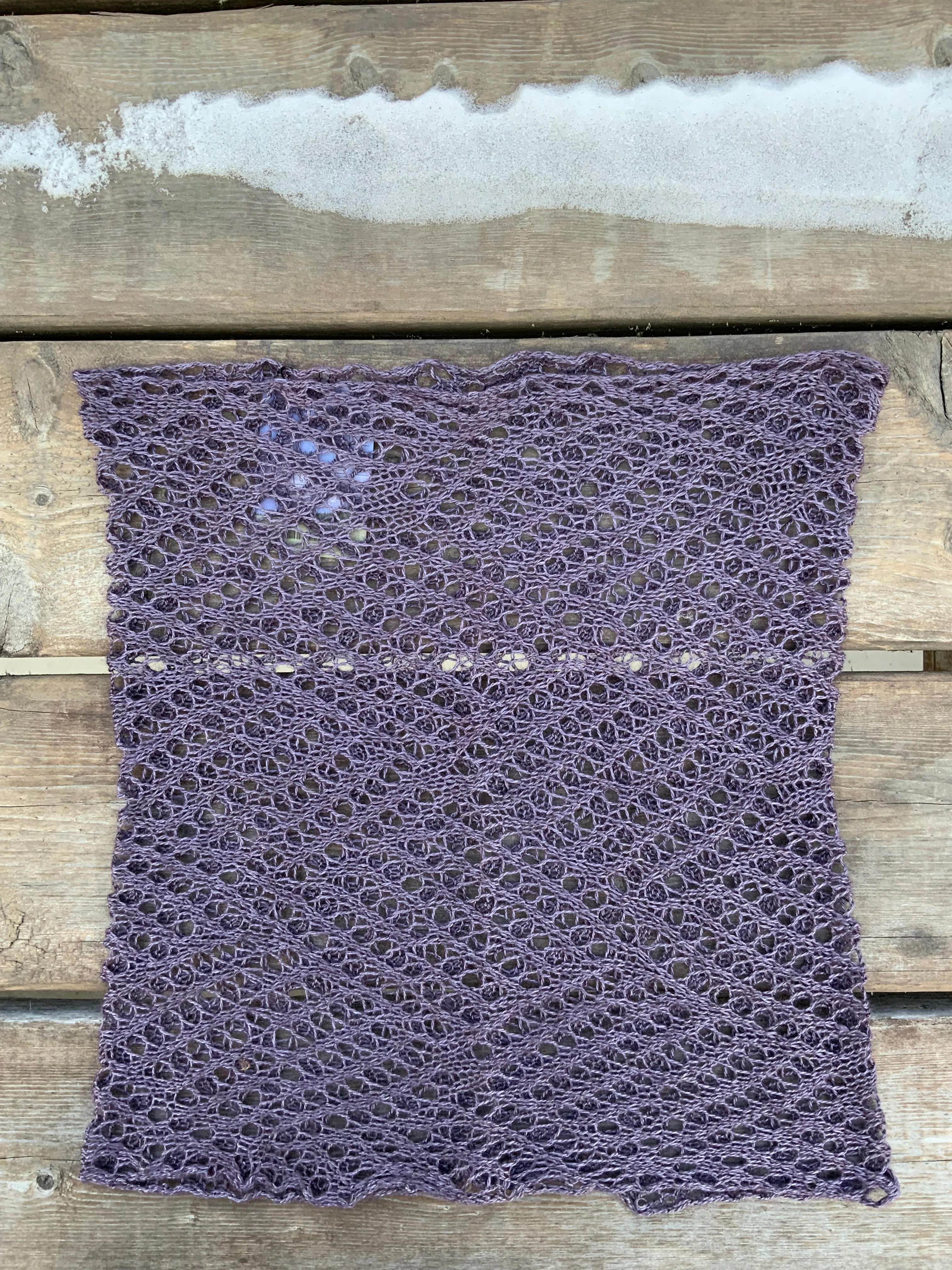 Silk & Qiviut Blend Patchwork Smoke Ring