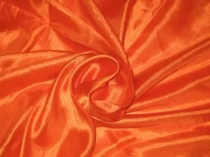 Silk fabric[orange] &quot;Nina&quot; super thin silk