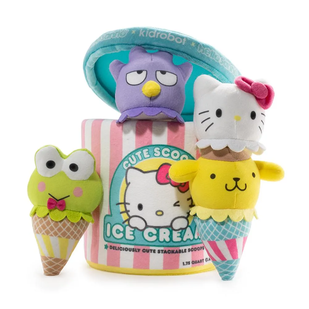 *Special Order* Cute Scoops Ice Cream Plush by Sanrio x Kidrobot