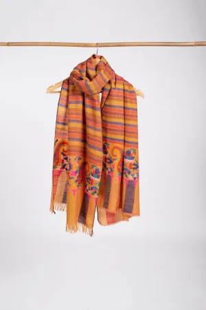 Stripes Kani Cashmere Neck Scarf - ORAIBI