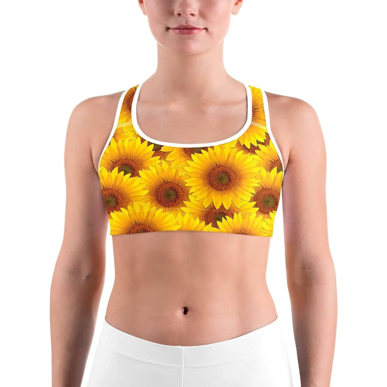 Sunflower Sports Bra