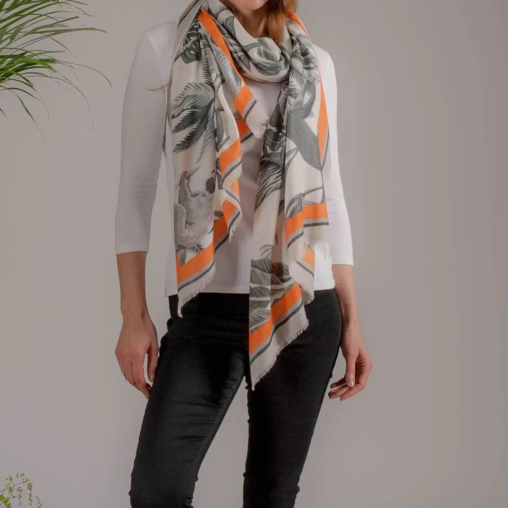 The Safari Set - Monkey Business Cashmere and Silk Wrap