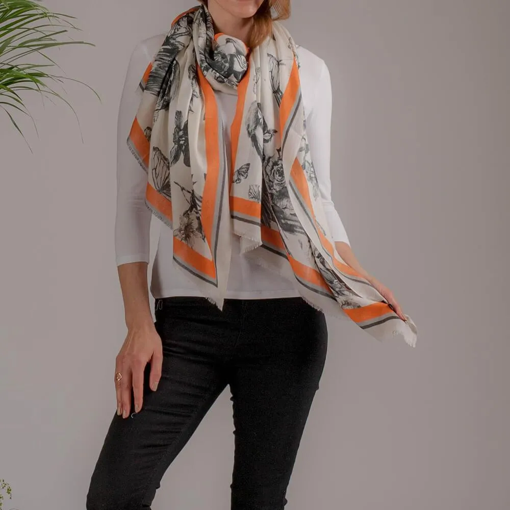 The Safari Set - Parrot Fashion Cashmere and Silk Wrap