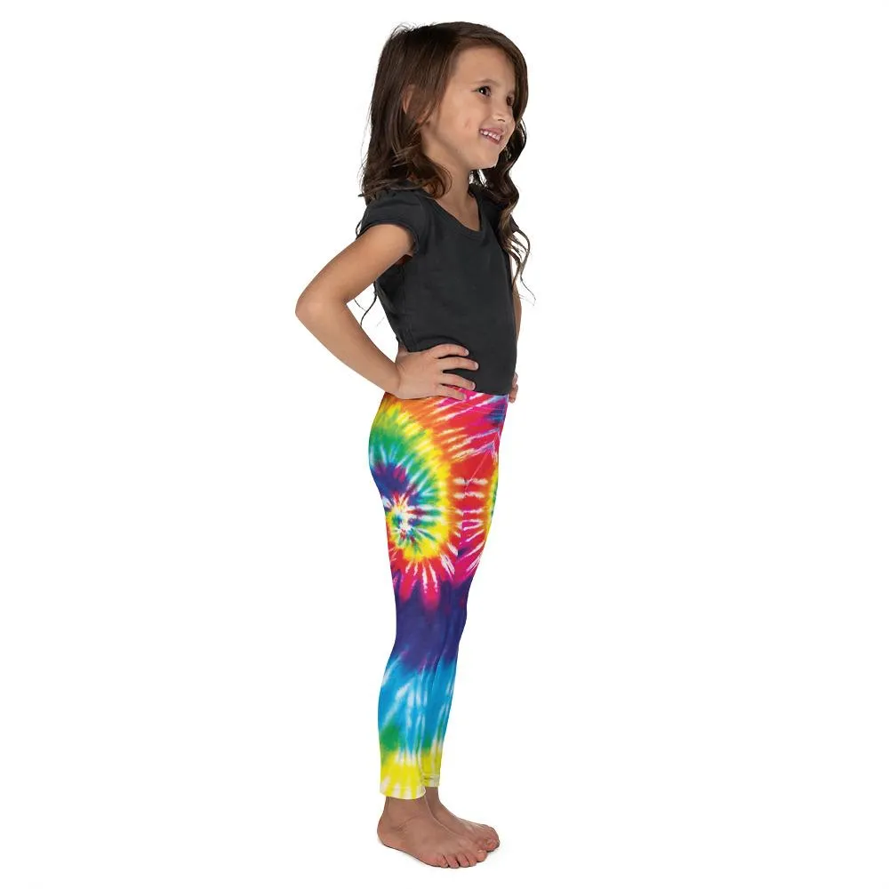 Tie Dye Swirl Kid's Leggings