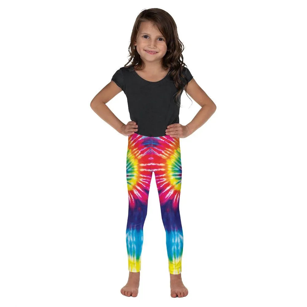 Tie Dye Swirl Kid's Leggings
