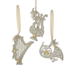 Vintage Glamour Musical Instruments Ornament
