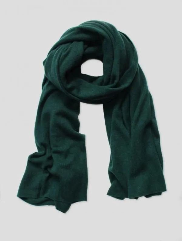 White   Warren - Travel Wrap in Dark Cedar Heather