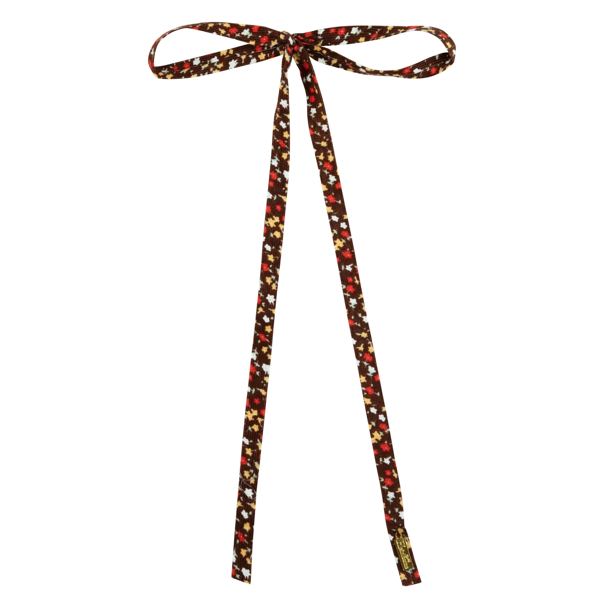 WINTER FLORAL THIN LONG BOW