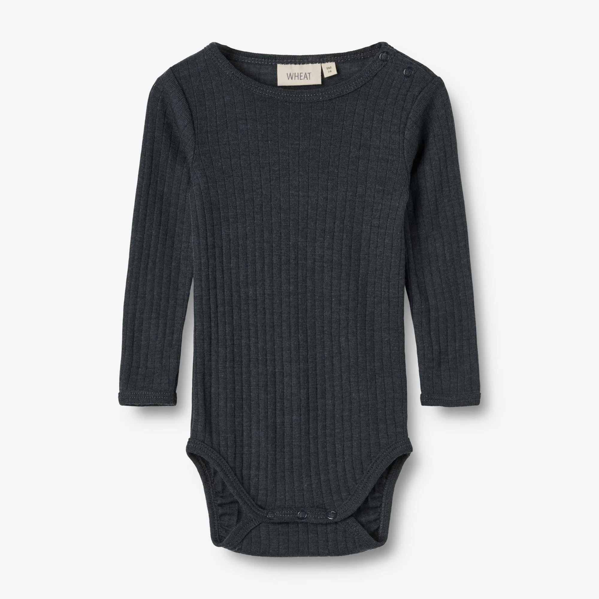 Wool Silk Body L/S Lucca - navy